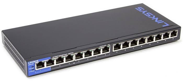 16-Port GE Business Desktop Switch LINKSYS LGS116P